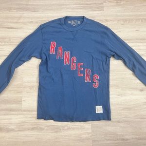 Vintage Retro Brand New York Rangers Thermal